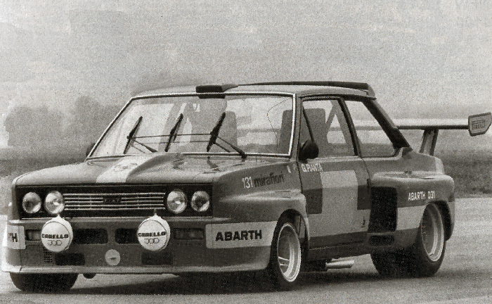 The 131 Abarth 031 1975 - Picture Courtesy of the Fiat Archive, Turin