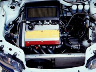 Punto Rally 215bhp Engine - courtesy Fiat publicity