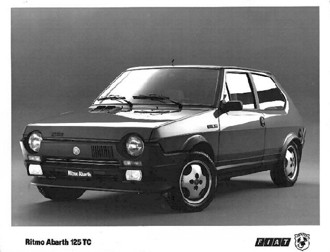 1981 Publicity image of the Ritmo 125TC (Courtesy of Fiat SpA)