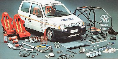 Trofeo parts kit available from Fiat for the Cinquecento - picture courtesy of Fiat Publicity